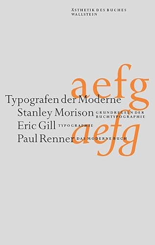 Stock image for Typografen der Moderne -Language: german for sale by GreatBookPricesUK