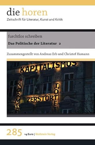 Imagen de archivo de furchtlos schreiben: Das Politische der Literatur 2 a la venta por Revaluation Books