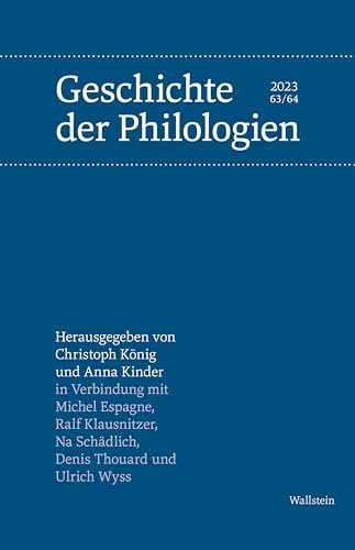 9783835354708: Geschichte der Philologien: 63/64