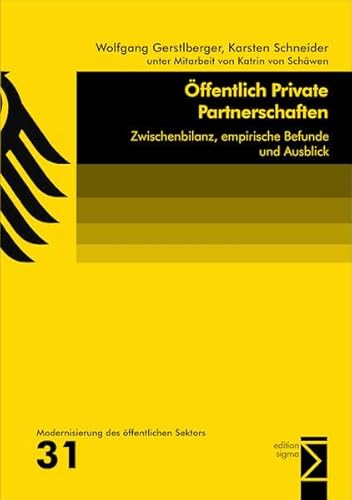 Beispielbild fr ffentlich Private Partnerschaften Zwischenbilanz, empirische Befunde und Ausblick zum Verkauf von Buchpark