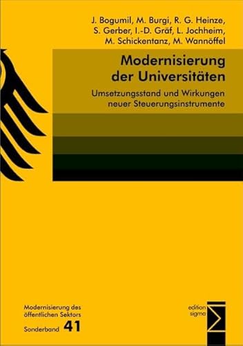 Stock image for Modernisierung der Universitten: Umsetzungsstand und Wirkungen neuer Steuerungsinstrumente for sale by medimops