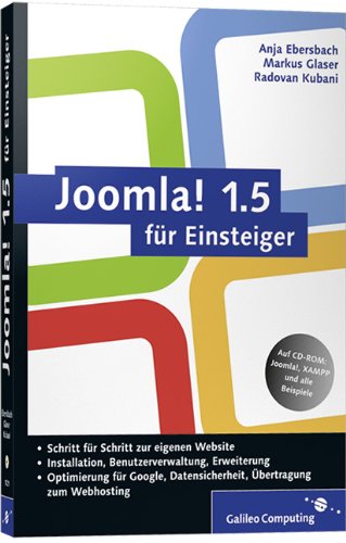 Beispielbild fr Joomla! 1.5 fr Einsteiger: Joomla anpassen und erweitern (Galileo Computing) zum Verkauf von medimops
