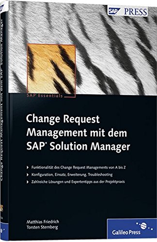Beispielbild fr Change Request Management mit dem SAP Solution Manager (SAP PRESS) zum Verkauf von medimops