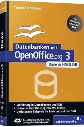 9783836213011: Datenbanken mit OpenOffice.org 3 Base und HSQLDB