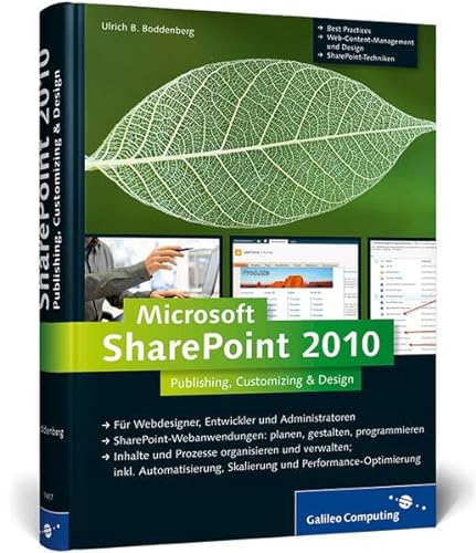 Beispielbild fr Microsoft SharePoint 2010: Publishing, Customizing & Design (Galileo Computing) zum Verkauf von medimops