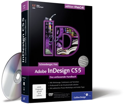 Stock image for Adobe InDesign CS5: Das umfassende Handbuch (Galileo Design) for sale by medimops