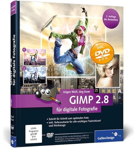Stock image for GIMP 2.8 fr digitale Fotografie (Galileo Design) for sale by medimops