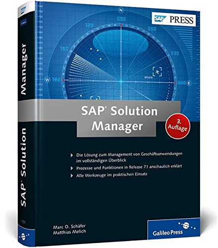 Beispielbild fr SAP Solution Manager (SAP PRESS) zum Verkauf von medimops