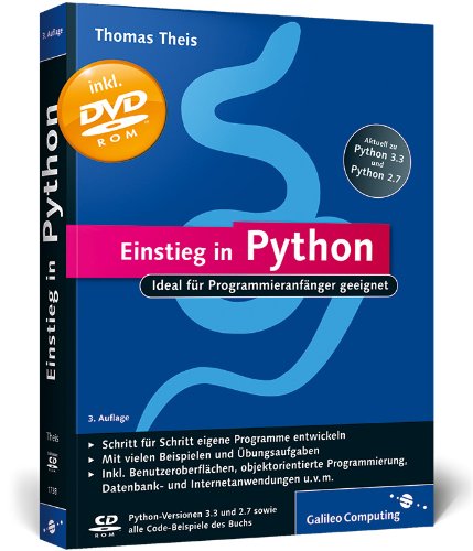 Stock image for Einstieg in Python: Ideal fr Programmieranfnger geeignet (Galileo Computing) for sale by medimops
