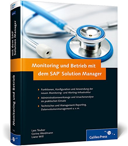9783836218559: Monitoring und Betrieb mit dem SAP Solution Manager