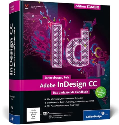 Stock image for Adobe InDesign CC: Das umfassende Handbuch (Galileo Design) for sale by medimops