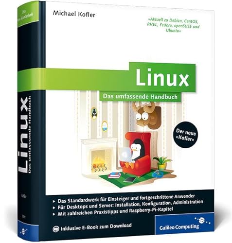 Beispielbild fr Linux: Das umfassende Handbuch (inkl. E-Book) (Galileo Computing) zum Verkauf von medimops