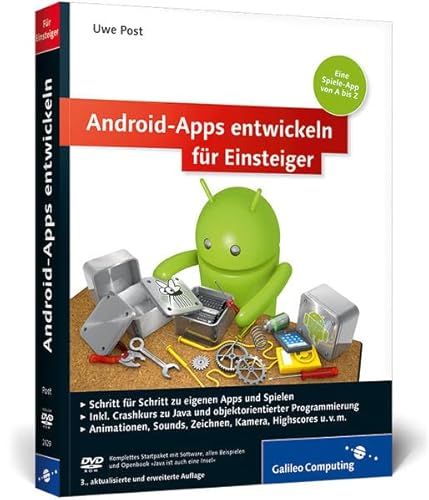 9783836226295: Android-Apps entwickeln fr Einsteiger: Eigene Spiele-Apps fr Leser mit Programmierkenntnissen!