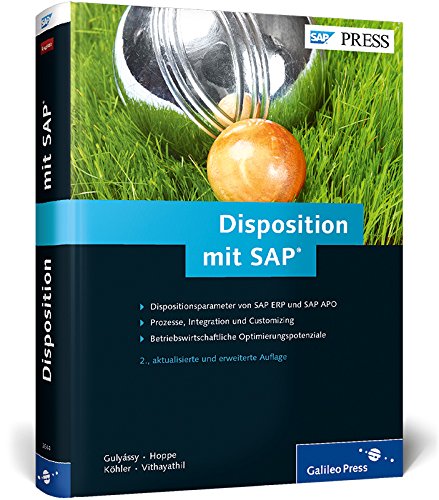 Imagen de archivo de Disposition mit SAP (SAP PRESS) a la venta por medimops