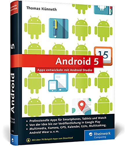 Imagen de archivo de Android 5: Apps entwickeln mit Android Studio a la venta por medimops