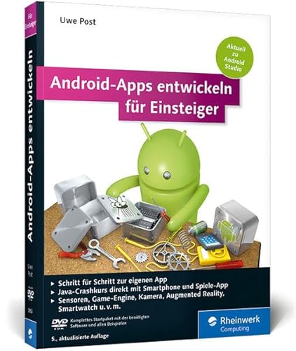 Beispielbild fr Android-Apps entwickeln fr Einsteiger: Eigene Apps und Spiele mit Android Studio zum Verkauf von medimops