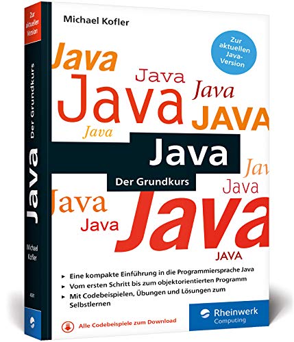 Beispielbild fr Java: Der kompakte Grundkurs mit Aufgaben und Lsungen im handlichen Taschenbuchformat. Aktuell zu Java 9! zum Verkauf von medimops