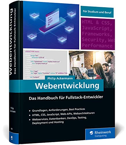 Immagine dell'editore per Webentwicklung: Das Handbuch fr Fullstack-Entwickler. ber 600 Seiten Roadmap fr die Webentwicklung venduto da medimops
