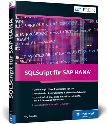 9783836274081: SQLScript fr SAP HANA: Performante Datenbankabfragen fr SAP HANA erstellen