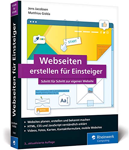 Beispielbild fr Webseiten erstellen fr Einsteiger: Schritt fr Schritt mit HTML und CSS zur eigenen Website. Mit zahlreichen Abbildungen zum Verkauf von medimops