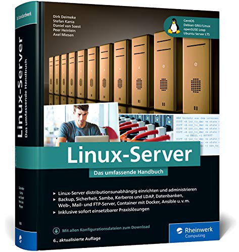 9783836280884: Linux-Server: Das umfassende Handbuch. Inkl. Samba, Kerberos, Datenbanken, KVM und Docker, Ansible u.v.m.