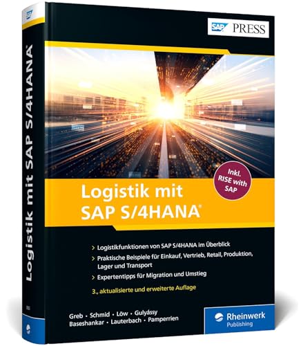 Imagen de archivo de Logistik mit SAP S/4HANA: Mit den Funktionen von SAP zur Digital Supply Chain a la venta por Revaluation Books