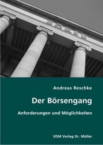 9783836402156: Der Brsengang: Anforderungen und Mglichkeiten