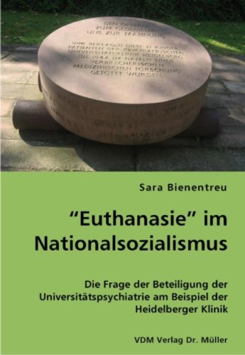 9783836422666: "Euthanasie" im Nationalsozialismus: Die Frage der Beteiligung der Universittspsychiatrie am Beispiel der Heidelberger Klinik