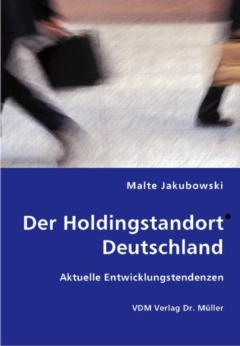 9783836444637: Der Holdingstandort Deutschland