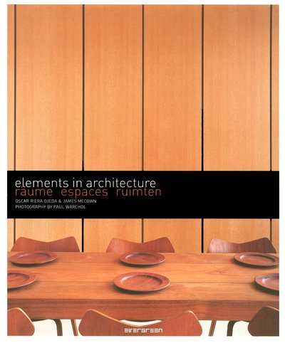 Beispielbild fr elements in architecture - rume espaces ruimten zum Verkauf von medimops