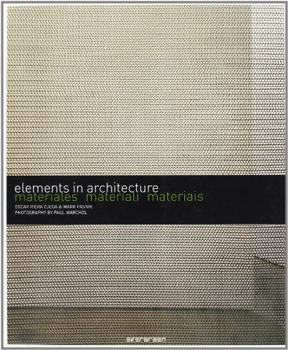 Stock image for Elements in architecture: Materiales / materiali / materiais for sale by LibroUsado | TikBooks