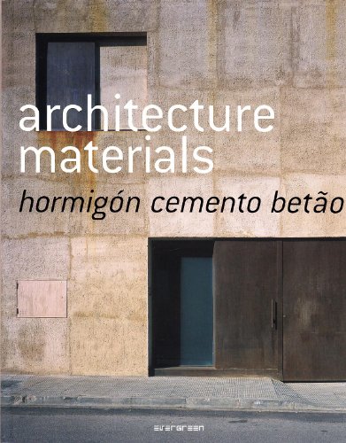 Beispielbild fr Architecture materials concrete. Ediz. multilingue zum Verkauf von medimops