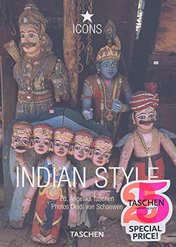 Stock image for Indian style. Landscapes, houses, interiors, details. photos Deidi von Schaewen. Ed. Angelika Taschen. Icons. for sale by Mephisto-Antiquariat