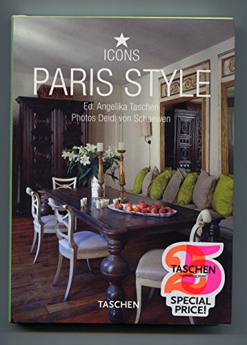 Imagen de archivo de Paris Style (Taschen 25th Anniversary Icon Series) a la venta por SecondSale