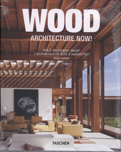 Stock image for Wood Architecture Now! Vol. 1 Jodidio, Philip BauTechnik Architecture architects Bildband Holzbau 70F, A1Architects, Aldinger Architekten, Atelier Masuda, Auer+Weber+Assoziierte, Pieta-Linda Auttila, Shigeru Ban, Beals-Lyon Arquitectos / Christian Beals, Bernardes + Jacobsen, BETON, Bohlin Cywinski Jackson, Enrique Browne, Bernard Bhler, Marco Casagrande, Jos Cruz Ovalle, dECOi Architects, dmvA, dRN Architects, Dumay + Fones + Vergara, Piet Hein Eek, ETH-Studio Monte Rosa / Bearth & Deplazes, Edouard Franois, General Design, Seppo Hkli, Yosuke Inoue, IROJE KHM Architects, Jackson Clements Burrows, Emma Johansson and Timo Leivisk, Kauffmann Theilig & Partner, Mathias Klotz, Marcio Kogan, Kirsi Korhonen and Mika Penttinen, Nic Lehoux and Jacqueline Darjes, Niall McLaughlin Architects, Andreas Meck, Beatriz Meyer, Ken Sungjin Min, Murman Arkitekter, Rolf Carl Nimmrichter, Valerio Olgiati, Onix, PUSHAK, Room 11, Hans-Jrg Ruch, SARC Architects, Rodrigo Sheward, Simas and Grinspum, Stu for sale by BUCHSERVICE / ANTIQUARIAT Lars Lutzer