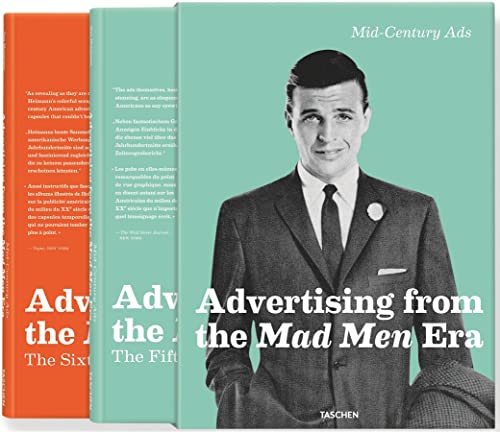 Mid-century ads. [By Jim Heimann and Steven Heller]. 2 Volumes. - Volume 1: The Fifties. - Volume 2: The Sixties. - Heimann, Jim (Ed.) und Steven Heller