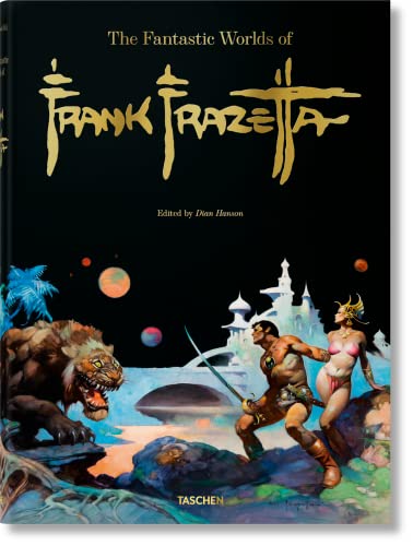 Beispielbild fr THE FANTASTIC WORLDS OF FRANK FRAZETTA zum Verkauf von Kathmandu Books