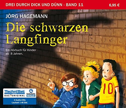 Stock image for Die schwarzen Langfinger: Drei durch dick und dnn, Band 11 - Hrbuch fr Kinder ab 8 Jahren for sale by medimops