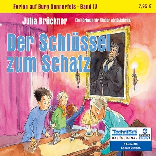 Stock image for Der Schlssel zum Schatz: Ferien auf Burg Donnerfels, Band 4 for sale by medimops