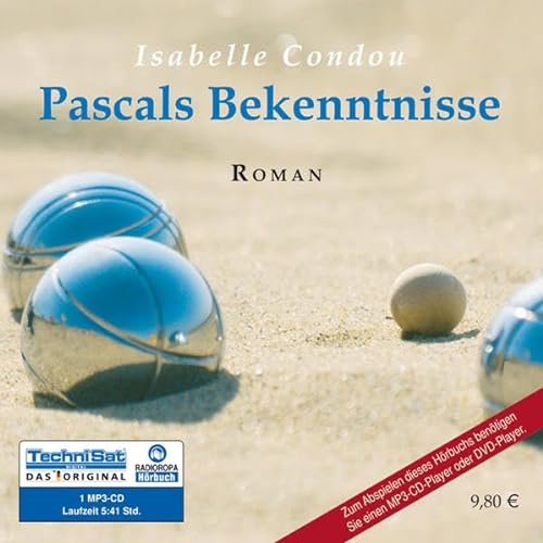 Imagen de archivo de Pascals Bekenntnisse: Roman (1 MP3 CD) a la venta por DER COMICWURM - Ralf Heinig