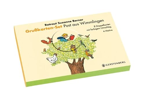 GruÃŸkarten-Set - Post aus Wimmlingen: 8 Blanko-Doppelkarten mit farbigem Kuvert, 4 Motive (9783836953405) by Berner, Rotraut Susanne