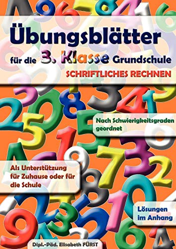 9783837063325: bungsbltter fr die 3. Klasse Grundschule: Schriftliche Grundrechnungsarten (German Edition)