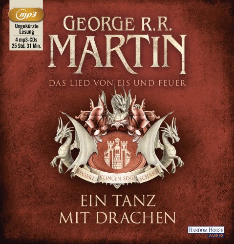 Imagen de archivo de Das Lied Von Eis Und Feuer - Ein Tanz Mit Drachen, 4 Mp3-Cds: Ungekrzte Lesung. 1531 Min. a la venta por Revaluation Books