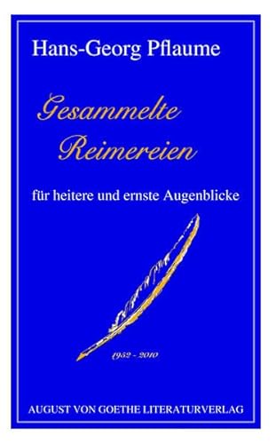 9783837210071: Gesammelte Reimereien: fr heitere und ernste Augenblicke