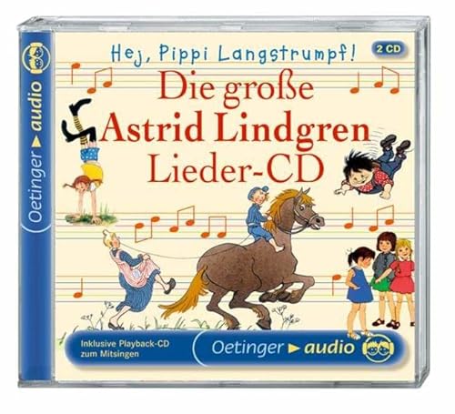Beispielbild für Die große Astrid Lindgren Lieder-CD: Hej, Pippi Langstrumpf zum Verkauf von medimops