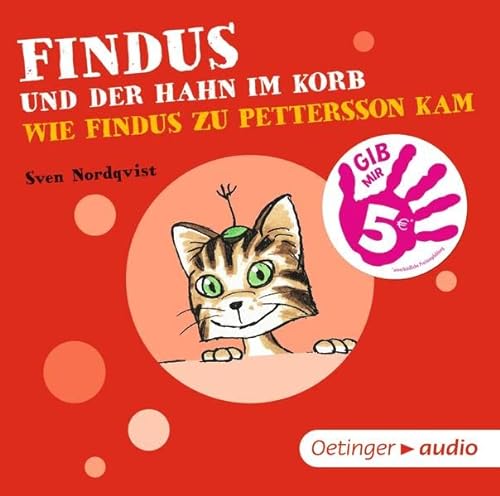 Beispielbild für Findus und der Hahn im Korb / Wie Findus zu Pettersson kam SA (CD): Lesung, ca. 43 Min. Aktion "Gib mir fünf" zum Verkauf von medimops