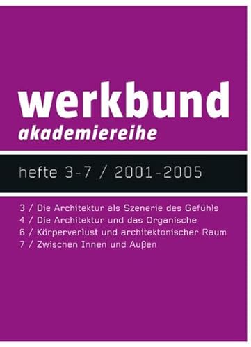 9783837507799: werkbund akademiereihe