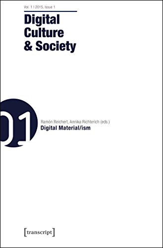 Stock image for Digital Culture Society DCS Vol 1, Issue 1 Digital Materialism Digital Culture Society Digital Society for sale by PBShop.store US