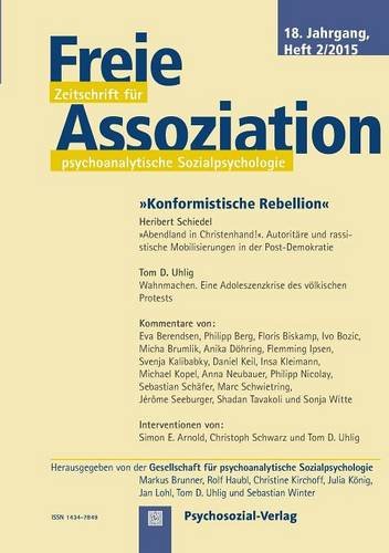 9783837981490: Freie Assoziation - Zeitschrift fr psychoanalytische Sozialpsychologie 2/2015