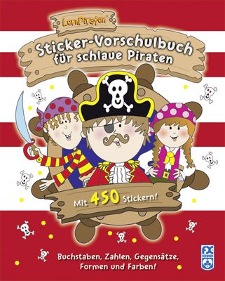 Sticker-Vorschulbuch für schlaue Piraten